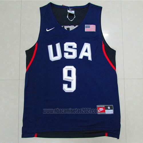 Camiseta USA 2016 DeMar DeRozan #9 Azul